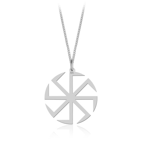 naszyjnik kołowrót słowiański łańcuszek pancerka