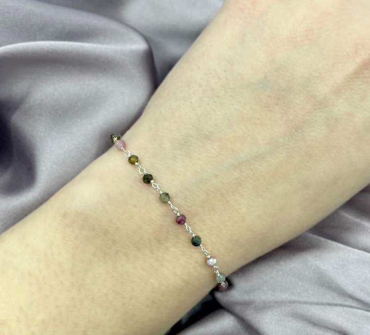 bransoletka z turmalinami