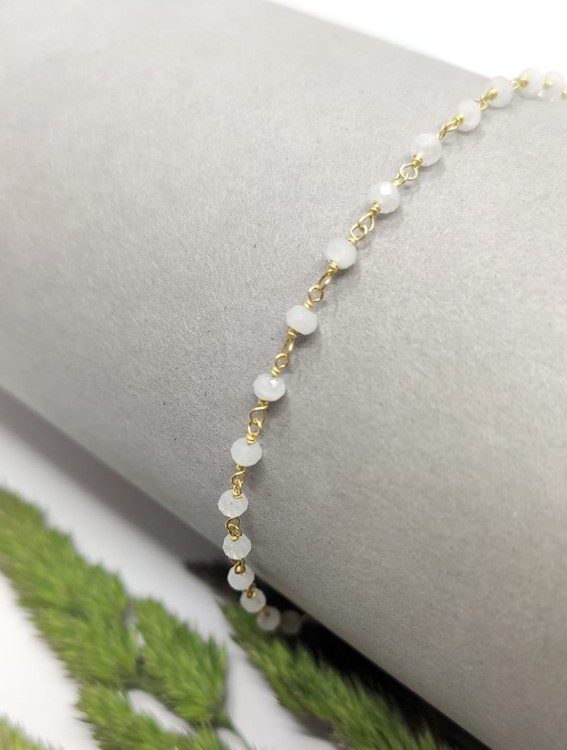 bransoletka z kamieni księżycowych