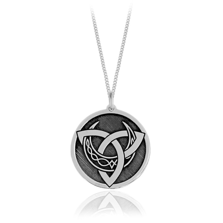naszyjnik węzeł celtycki księżyc