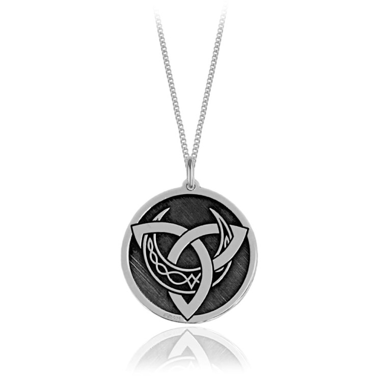 naszyjnik celtycki platynowany