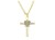 nasyzjnik z krzyżem złoty