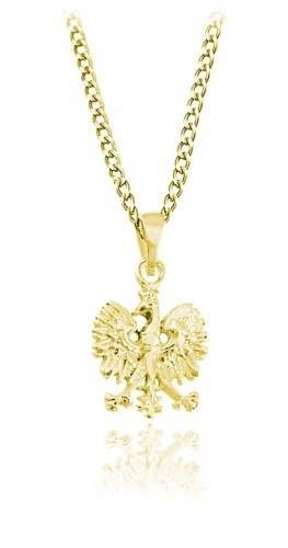 naszyjnik orzeł złoty