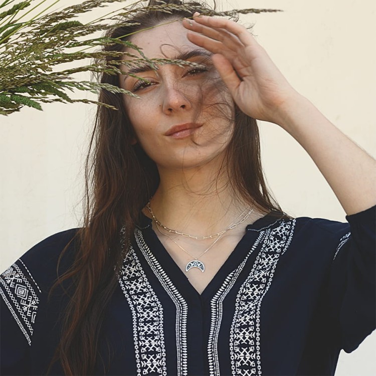 naszyjnik Lunula fazy księżyca