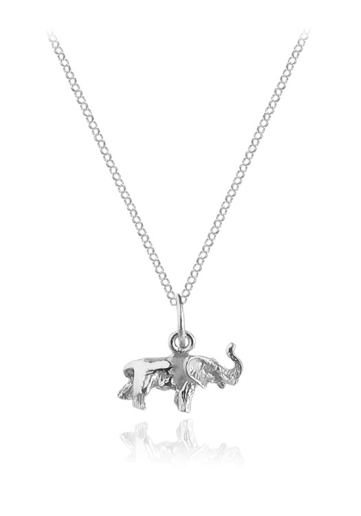 naszyjnik ze słonikiem na szczęście