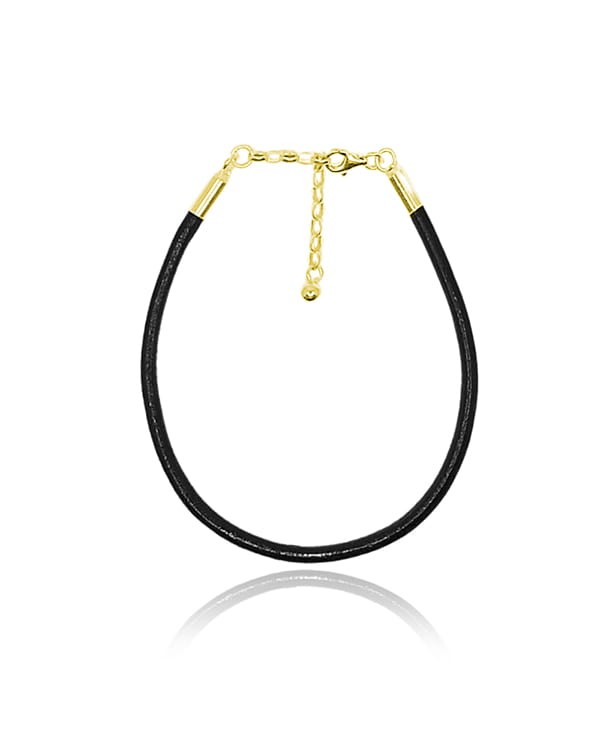 bransoletka rzemień pozłacana