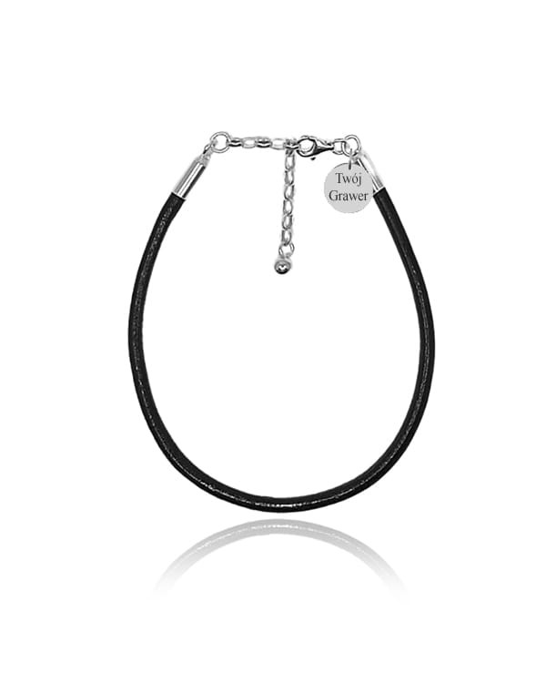 bransoletka rzemień grawer platynowana