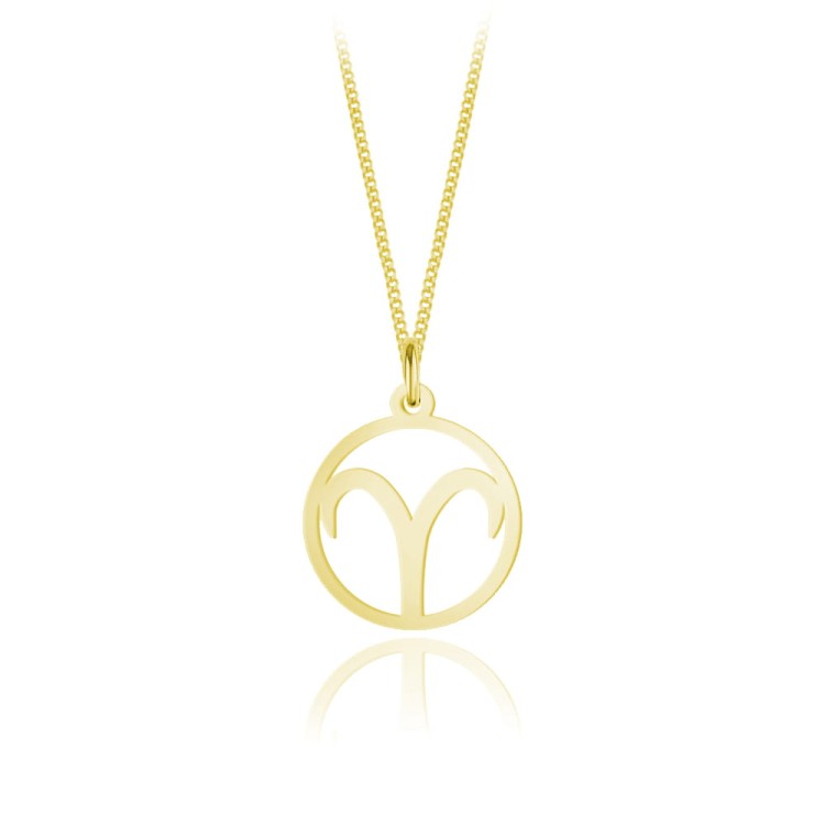 naszyjnik damski znak zodiaku złoty