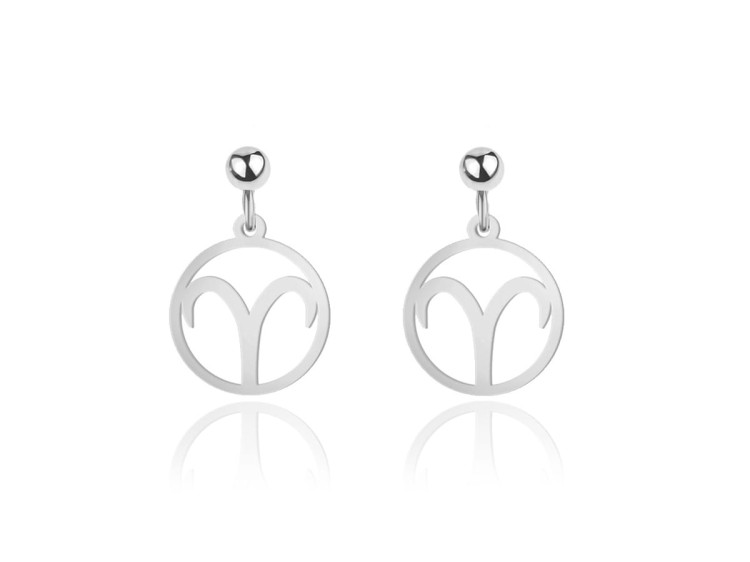 kolczyki ze znakiem zodiaku