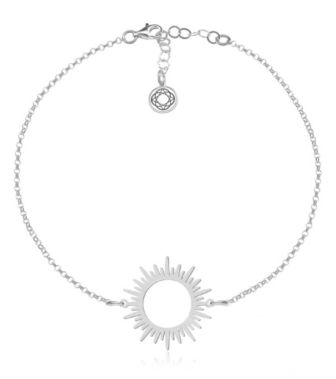 bransoletka z motywem słońca