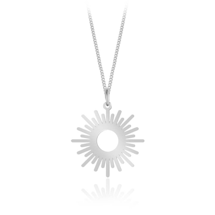 naszyjnik słońce łańcuszek pancerka