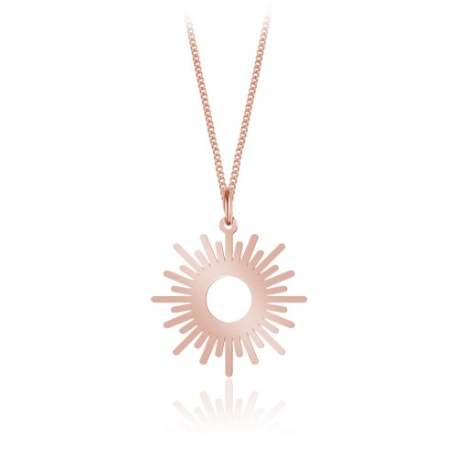 naszyjnik słońce łańcuszek pancerka