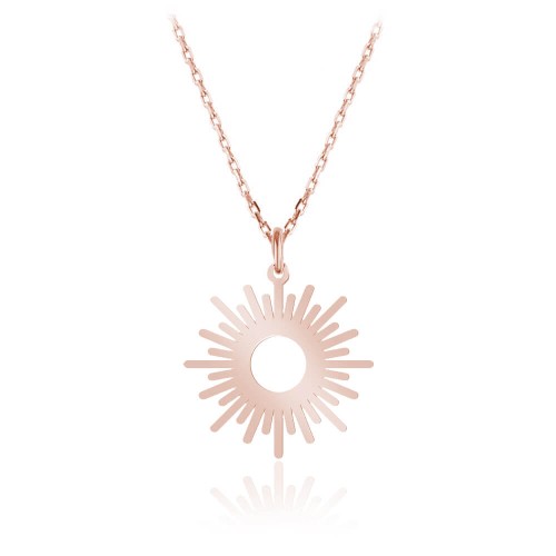 naszyjnik słońce łańcuszek ankier