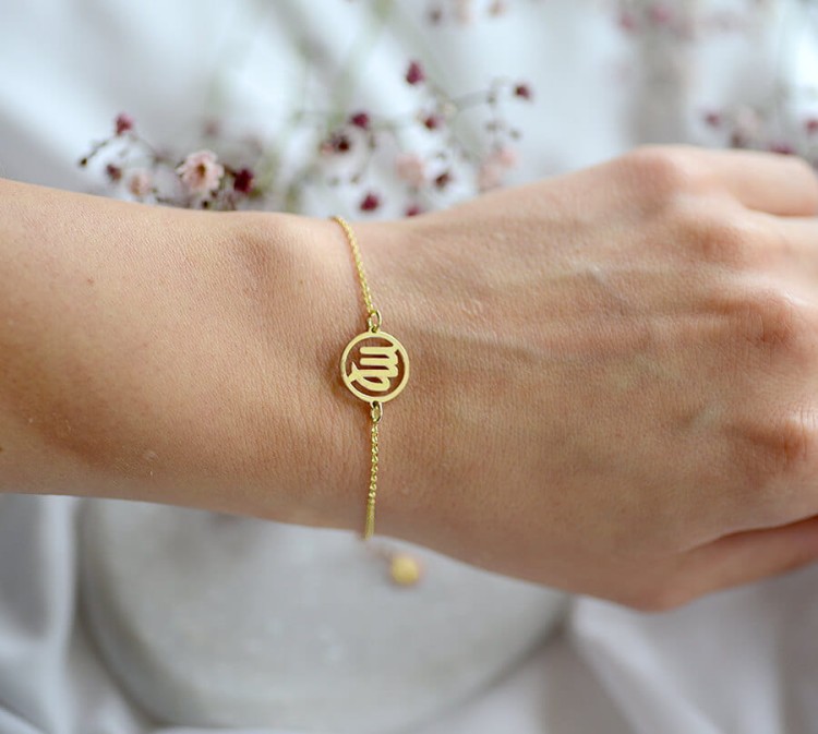 bransoletka złota ze znakiem zodiaku