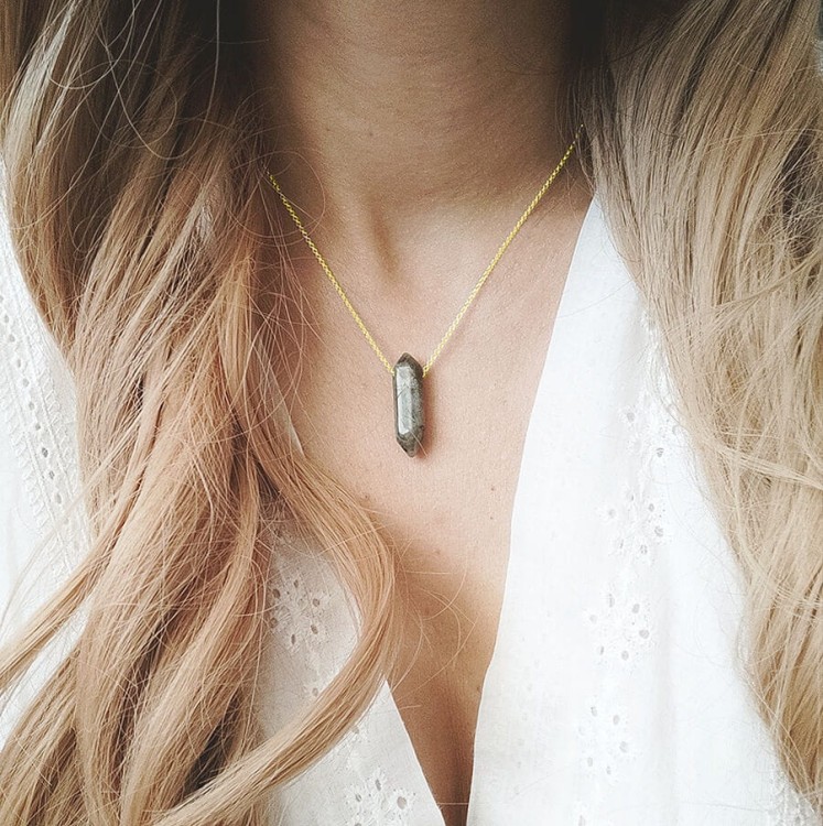 naszyjnik z labradorytem