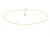 srebrny łańcuszek choker złoty