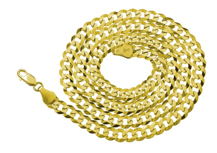 łańcuch pancerka gruby złoty