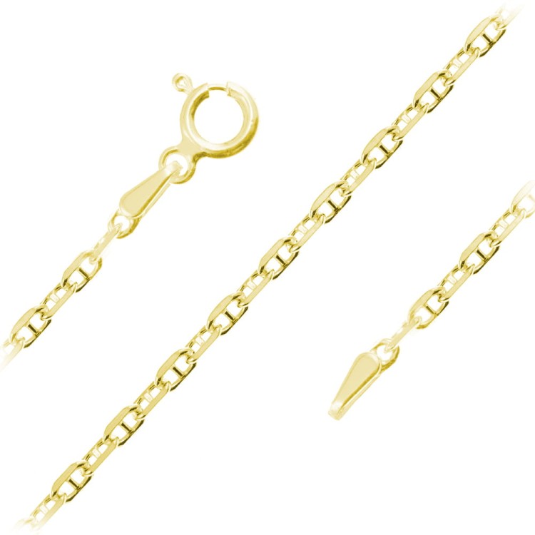 Srebrny łańcuszek splot Marina Gucci złoty