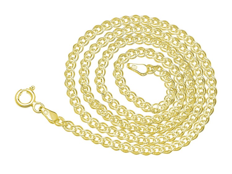 łańcuszek o splocie monaliza złoty