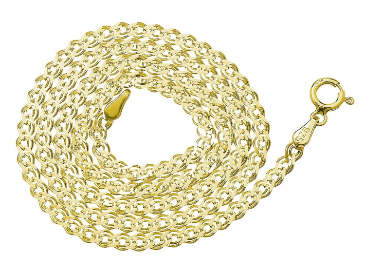 łańcuszek splot nonna złoty