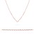 łańcuszek ankier cieńki rose gold