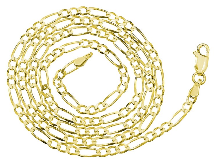 łańcuch figaro złoty