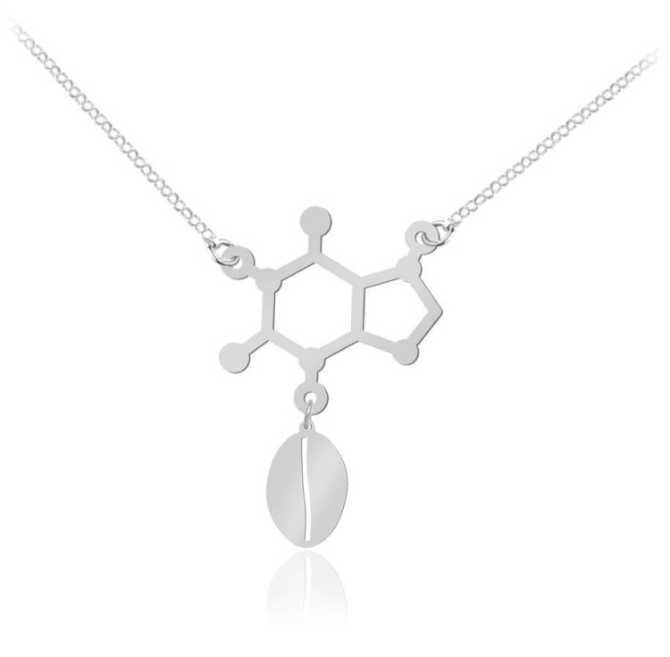 naszyjnik kofeina ziarno kawy