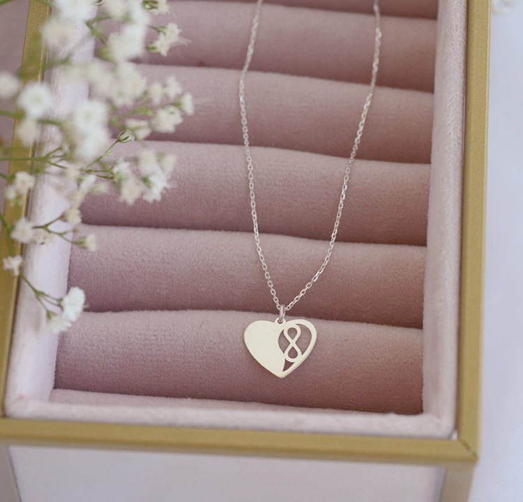 nasyzjnik serce infirnity grawer łańcuszek ankier