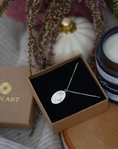 naszyjnik lisek jesień