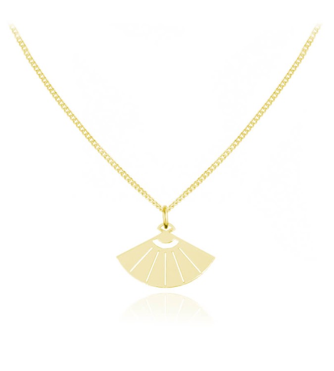 naszyjnik wachlarz splot łańcuszka pancerka