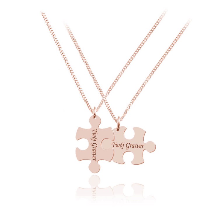 komplet naszyjnikow dla dwojga