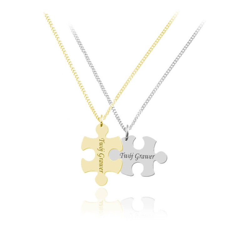 zestaw naszyjników dla pary