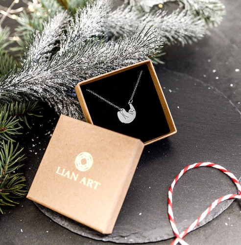 naszyjnik z leniwcem