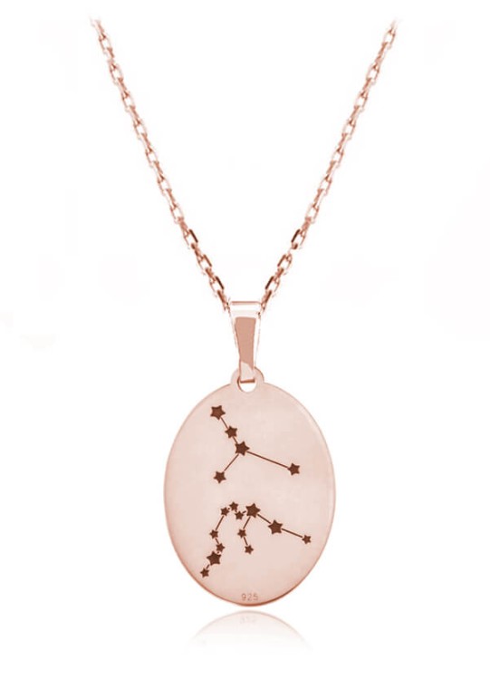 naszyjnik dwa znaki zodiaku splot łańcuszka ankier