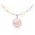 naszyjnik znak zodiaku konstelacja różowe zloto
