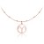 naszyjnik znak zodiaku różowe złoto