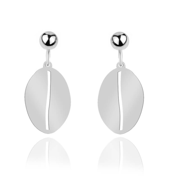 kolczyki z ziarnem kawy