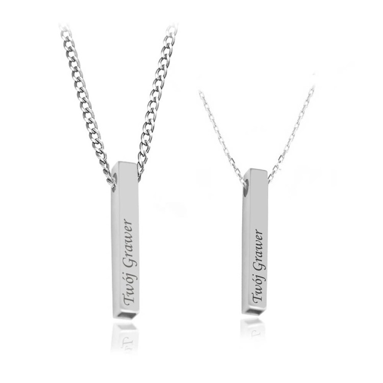 komplet naszyjników dla Pary