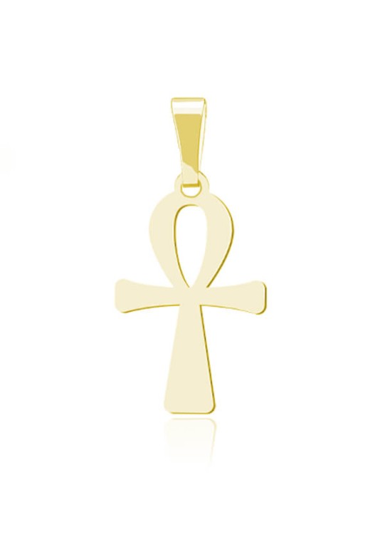 wisiorek krzyż egipski Ankh złoty