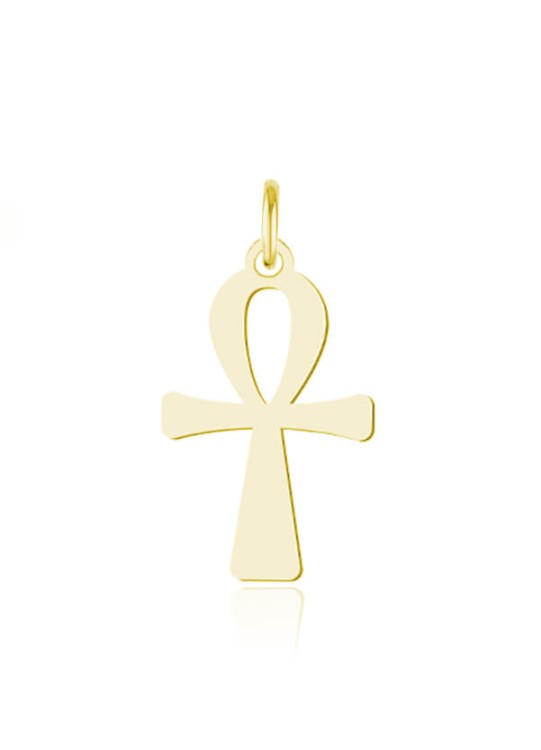 wisiorek krzyż egipski Ankh złoty