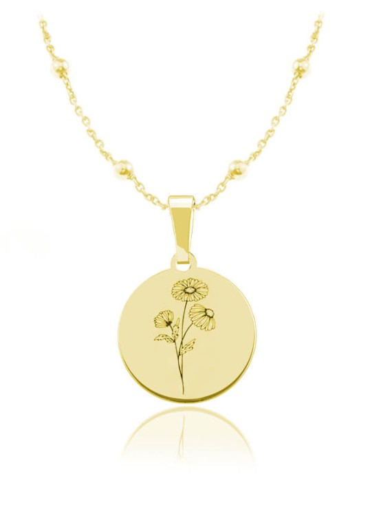 naszyjnik wrotycz złoty