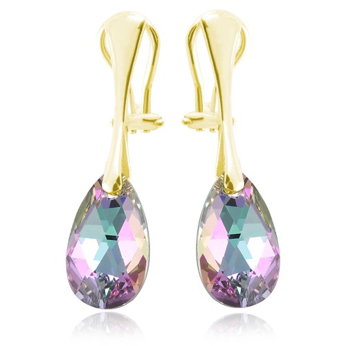 klipsy z kryształem swarovski