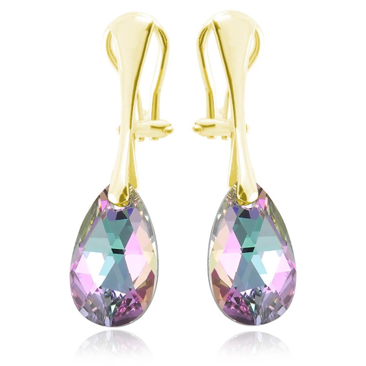 klipsy z kryształem swarovski