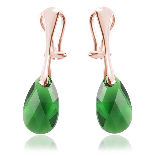 klipsy z kryształami