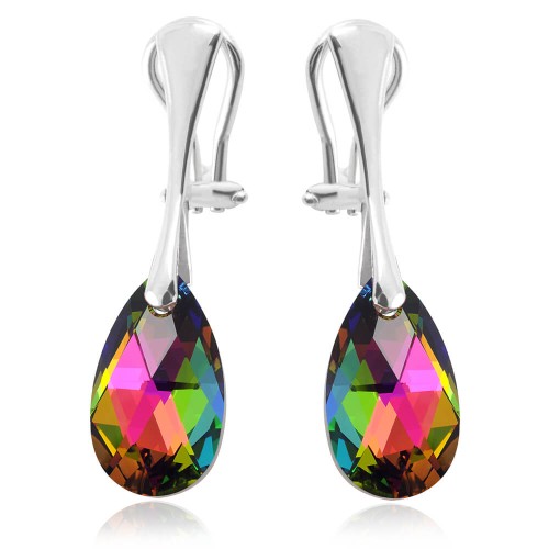 klipsy z kryształami