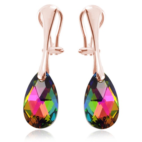 klipsy z kryształami