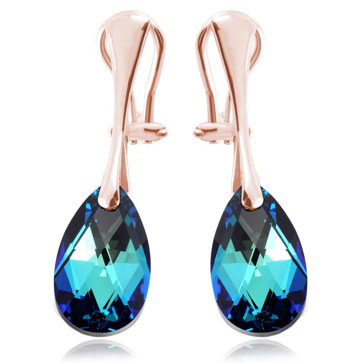 klipsy z kryształem