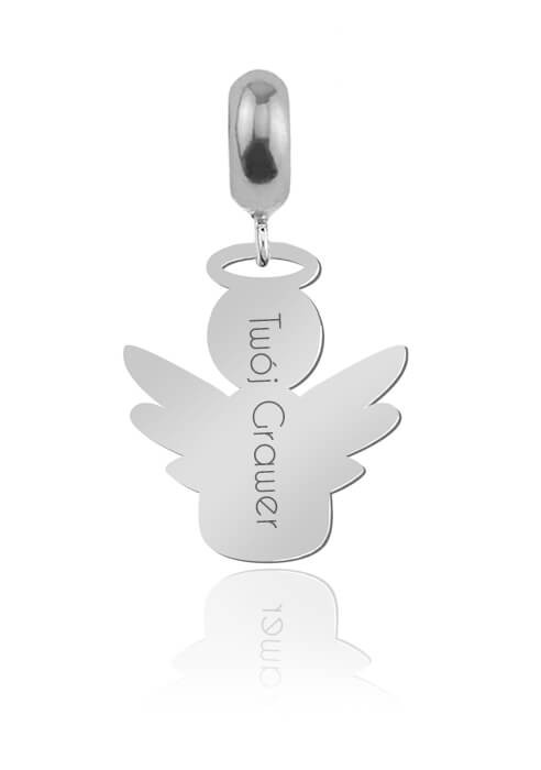 zawieszka do bransoletek charms aniołek