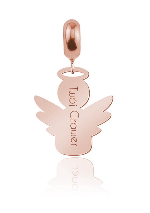 zawieszka do bransoletek modułowych aniołek