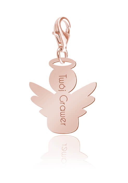 zawieszka do bransoletek charms aniołek